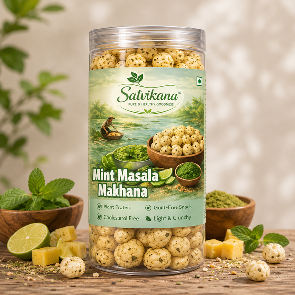 Mint Masala 70g | Gluten Free | No Added Preservatives | Rich in Protein & Calcium | Healthy Superfood Snack